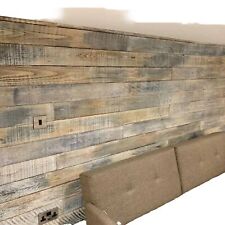 1sqm Coloured New Pallet Wood Rustic Wooden Wall Cladding | Choose Colour & Size