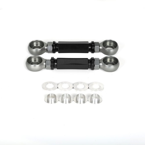 Black adjustable lowering link - black,