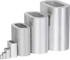 Aluminium Wire Rope Ferrules Crimping Sleeve Also For Marine Stainless Steel