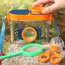 Bug Viewer Outdoor Insect Box Magnifier Observer Kit Insect Catcher Cage Kids