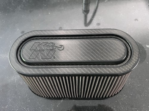 Oval tapered carbon fibre - k&n,