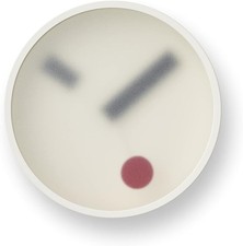 Lemnos Wall Clock kehai Analog White KM22-01 (130 x 55mm) Japan