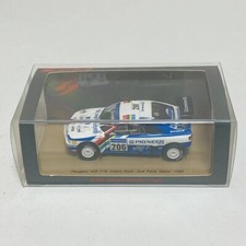 1/43 Spark Peugeot 405 T16 Grand Raid 2nd Paris Dakar 1989 #206 Blue White S5617