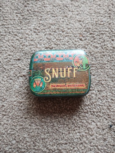 Snuff tin dodo design - snuff,