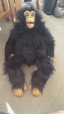Vintqge 30" Charlie Chimp ventriloquist puppet figure very collectable
