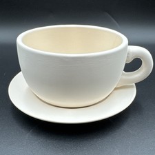 6 Bisque Interior Glaze Coffee