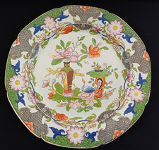 Mason Patent Ironstone Plate 24cm Circular Vintage Ceramic Tableware