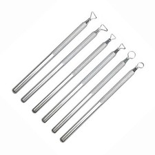 Easy to Handle Aluminum Clay Sculpting Tools 6pcs Pottery Modelling Set