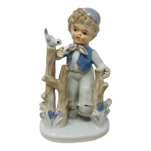 Vintage vimax porcelain boy - porcelain,