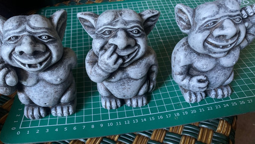 Trolls gargoyles concrete - 3,