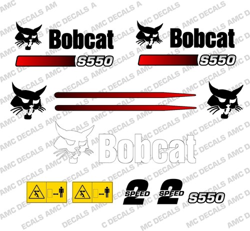 Bobcat s550 skid steer decal - bobcat,