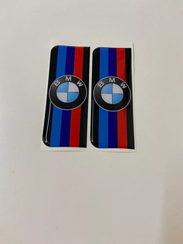Bmw number plate badges - number, gb