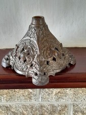 Vintage cast iron oil lamp base reg design No for 1905