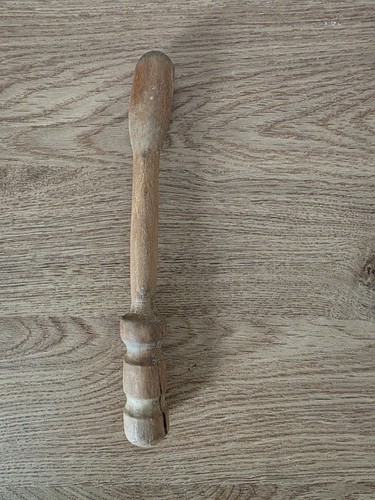 Old handmade fishing priest - old,