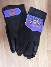 Adult Quad MX Motocross Max Equipe Gloves Black / Purple Small S Clearance