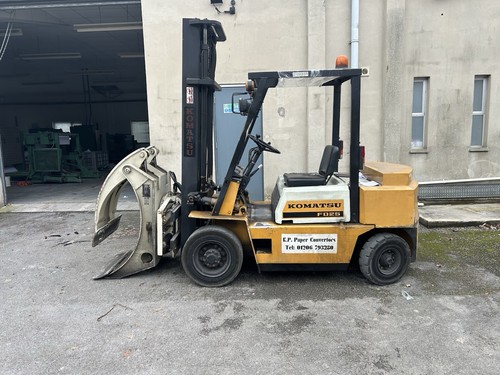 Diesel forklift with - forklift, reel