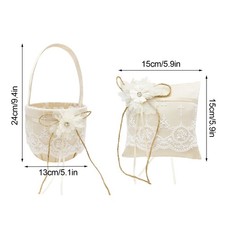 Flower Girl Basket And Ring