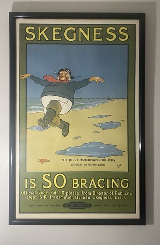 Original railway travel poster - original,