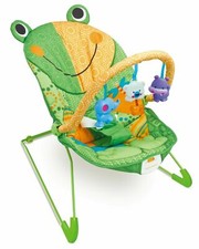 Baby Bouncer Fantastic Frog Rocker Chair With Vibration , Soothing Music & Toys