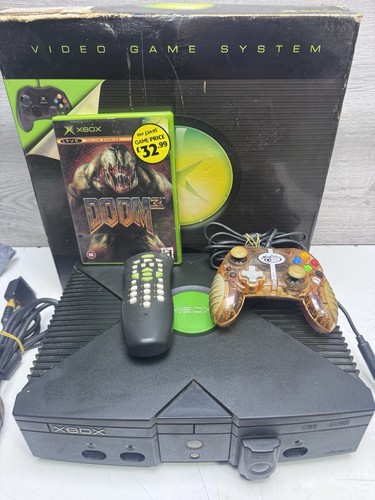Original xbox console boxed - xbox,