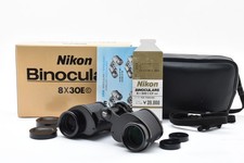 [Near MINT in Box w/Case Strap ] Nikon Binoculars 8x30E CF WF 8.3° From JAPAN