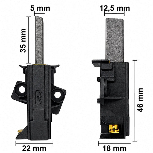 Carbon brushes for aeg - carbon, lavamat