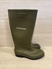 Dunlop mens wellies green - mens,