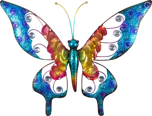 Metal butterfly garden wall - metal,