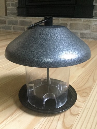 Metal bird feeder hopper - feeder,