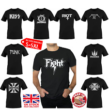 Band T-SHIRT Black Retro Heavy