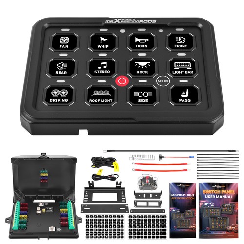 Rgb switch panel gang - 12, touch
