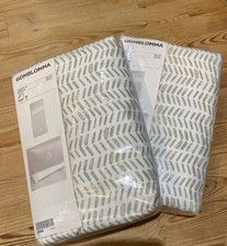 Ikea Gomblomma Single Duvet Cover Set Bundle x 2  BN in packaging White Pattern