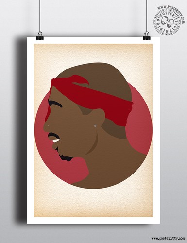 Tupac shakur minimalist - tupac,