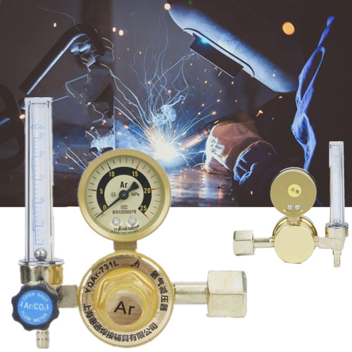 Argon bottle regulator gauge - bottle,