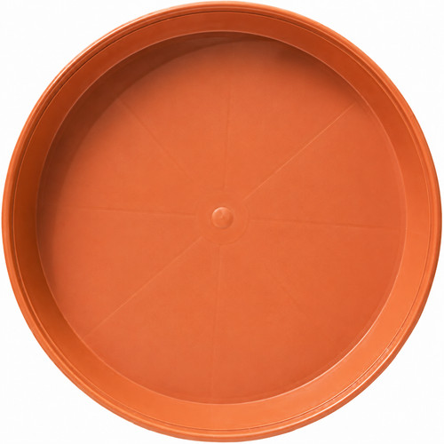 Terracotta plastic plant - terracotta, pot