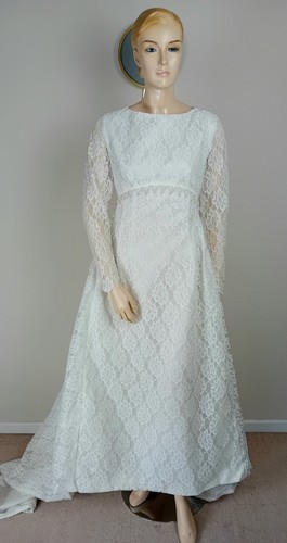 Vintage 60s white lace - vintage,