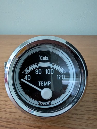 Vintage vdo temperature gauge - temperature,