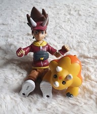 SEGA Dinosaur King Sunrise Playmates Figures Max Taylor & Chomp Posable 