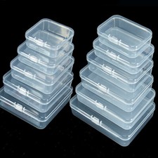 Plastic Bead Storage Jewelry Game Clear Box 20pcs Small Organization Containers