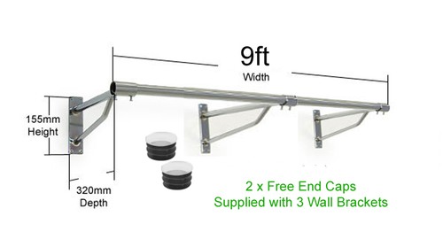 9ft long clothes rail - 9ft,