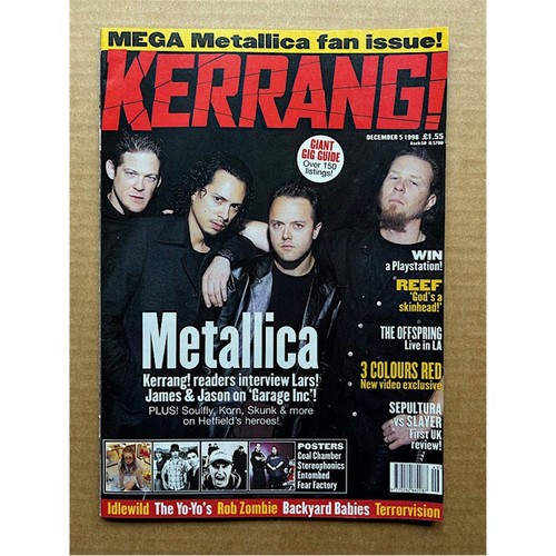 Metallica kerrang 728 - metallica, no.728