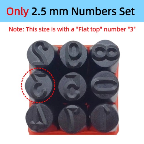 Pcs number letter stamp - 9/27,