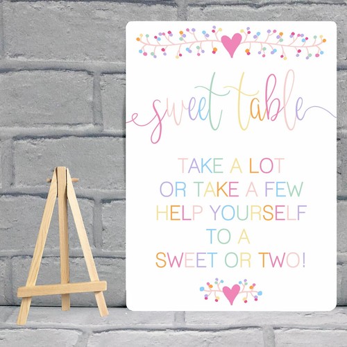 Sweet table candy cart metal - table,