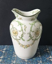 Antique Royal Doulton Lonsdale 1920s Vase 7" Tall Pretty Decorative Vase Chipped