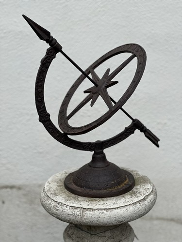 Sundial armillary small cast - armillary,
