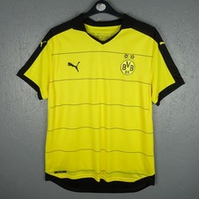 Borussia Dortmund 2015 Home Football Shirt Puma Size XL (T216)