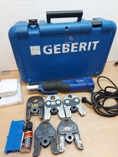 Novopress Geberit ECO 202 pressing machine crimping pliers 5 x Mapress pressing jaws Viega