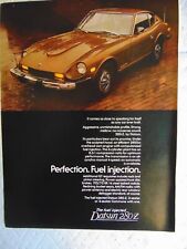 1976 fuel injected DATSUN 280-Z vintage art print ad