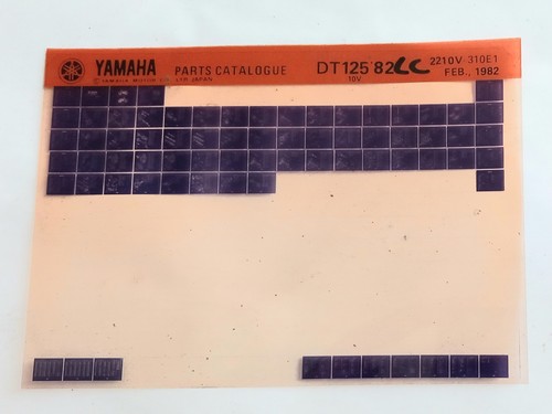 Yamaha enduro dt125 - dt125(lc), 10v