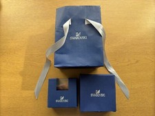 Genuine SWAROVSKI Bracelet & Necklace Outer Sleeves w Bag *EMPTY* Christmas Gift